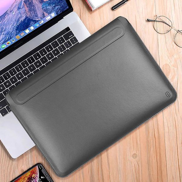 Чохол з підставкою WIWU SKIN PRO Portable Stand Sleeve 14.2" Серый 656-03618 фото