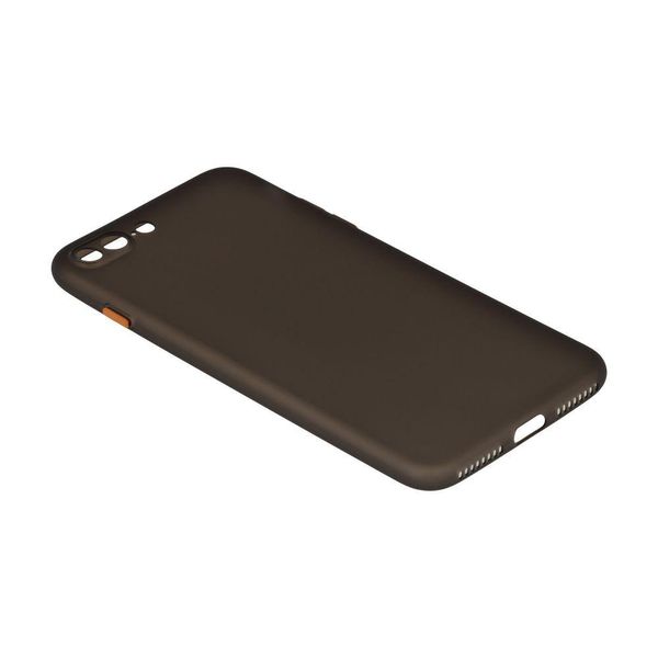 Силиконовый чехол Ultra-thin Matte TPU with Frame для iPhone 7Plus/8Plus Черный 208-01075 фото