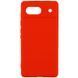 Чохол TPU GETMAN Liquid Silk Full Camera для Google Pixel 6 Червоний / Red ILSO-00000077912-5 фото
