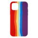 Силиконовый чехол Rainbow для iPhone 11 Pro Max Rainbow Red/Grape 888-00154 фото