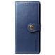 Кожаный чехол-книжка GETMAN Gallant (PU) для Xiaomi Redmi 10C Синий 777-06477 фото