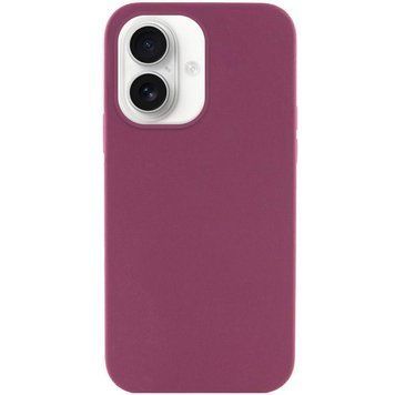 Силиконовый чехол Silk Full Protective для iPhone 16 (6.1") Plum 777-10196 фото