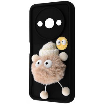 Чохол Pretty Things Case для Xiaomi Redmi A3 Black/Fluffy White 777-02220 фото