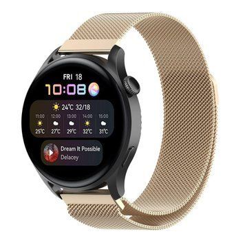 Ремінець Універс 22mm Milanese loop для Samsung/Amazfit/Huawei Rose Gold 212-02742 фото
