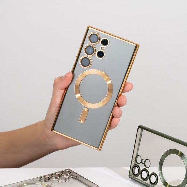 Чехол WAVE Metal Color Case with Magnetic Ring для Samsung Galaxy S24 FE Silver 656-07991 фото
