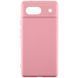 Чохол TPU GETMAN Liquid Silk Full Camera для Google Pixel 6 Рожевий / Pink ILSO-00000077912-7 фото