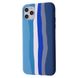 Силиконовый чехол Rainbow для iPhone 11 Pro Max Royal Blue/Navy Blue 888-00155 фото