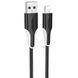 Дата кабель Borofone BX119 New USB to Lightning 2.4A (1m) Black ILSO-00000079265-1 фото 1