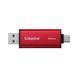 Портативний SSD Kingston Dual USB-A/C 512GB Dual Portable 1050MB/s USB 3.2 Gen 2 Red/Black SPSD/512GB фото 3