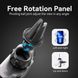 Автотримач для телефону Vention One Touch Clamping Car Phone Mount With Suction Cup Black Square Type (KCVB0) 656-00269 фото 6