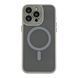 Чохол TPU+PC Magnetic Matte Camera Lens with Magsafe для iPhone 15 Pro Max Grey 757-00292 фото