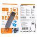Кардрідер HOCO HB45 Spirit 2-in-1 USB 2.0 card reader Metal Gray 6942007620499 фото 2