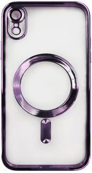 Чехол Wave TPU Metallic with Magsafe с закрытой камерой для iPhone Xr Фиолетовый 214-01374 фото