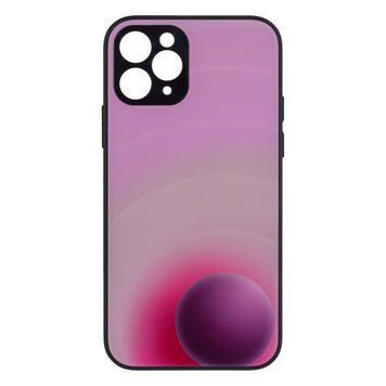Накладка Glass TPU Prism Circles для iPhone 11 Pro Pink-Purple 217-00015 фото