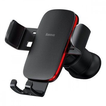 Автотримач для телефона Baseus Metal AgeⅡ Gravity Car Mount（Air Outlet Version）Black SUJS000001 фото
