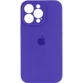 Силіконовий чохол з закритою камерою для iPhone 16 Pro Max Dark Purple 666-01308 фото