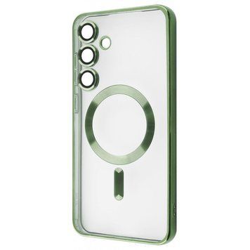 Чохол WAVE Metal Color Case with Magnetic Ring для Samsung Galaxy S24 FE Dark green 656-07992 фото