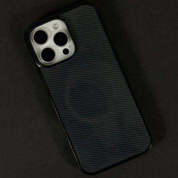 Чохол Gloss Elite Carbonique Magnetic для iPhone 16 Pro Max Line Grey 208-06280 фото