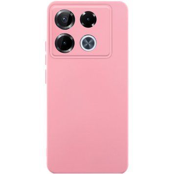 Чехол TPU GETMAN Liquid Silk Full Camera для Infinix Note 40 Pro 4G Розовый / Pink ILSO-00000077917-7 фото