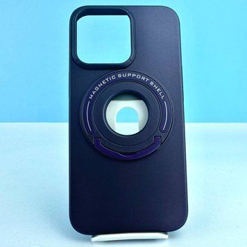 Чохол COCO SE Support Shell with MagSafe для iPhone 12/12 Pro Dark Blue 214-01960 фото