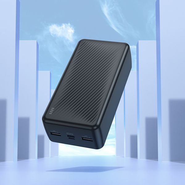 Зовнішній акумулятор BOROFONE BJ55B Graceful power bank (30000mAh) Black 216-00124 фото