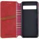 Кожаный чехол-книжка GETMAN Cubic для Google Pixel 6 Красный 555-01798 фото 3