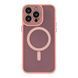 Чохол TPU+PC Magnetic Matte Camera Lens with Magsafe для iPhone 15 Pro Max Pink 757-00293 фото