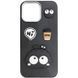 Чохол TPU Leather Toys для iPhone 15 (6.1") Monster / Black 555-00805 фото