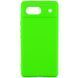 Чохол TPU GETMAN Liquid Silk Full Camera для Google Pixel 6 Салатовий / Neon Green ILSO-00000077912-9 фото