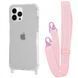 Чехол WAVE Clear Case With Strap для Iphone 13 Pro Max Pink Sand 208-05246 фото
