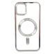 Чехол Metallic CD Magnetic для iPhone 14 Pro Silver 666-02695 фото