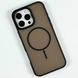 Силіконовий чохол Matte Color Case With Magnetic Thin Circle для iPhone 15 Pro Max Black 214-03077 фото
