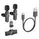 Бездротова мікрофонна система BOROFONE BFK12 Trophy lavalier dual-mic (iP/Type-C) Black 6941991106408 фото 5