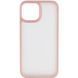 TPU+PC чехол Metal Buttons для Apple iPhone 14 (6.1") Розовый 777-08305 фото