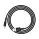 Кабель ACEFAST C2-02 USB to iP 2.4A, 1.2m, silicone, zinc connectors, Black AFC2-02B фото 4