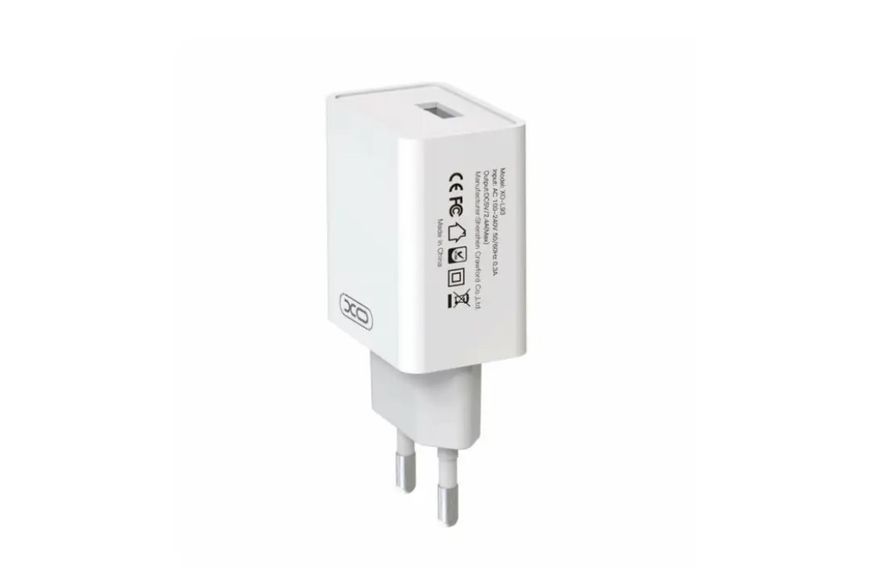Сетевое зарядное устройство XO-L93(EU) USB 2.4A Белый 209-00086 фото