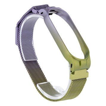 Ремешок для Xiaomi Mi Band 5 Milanese Loop Gradient Lilac Green 212-02508 фото