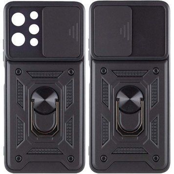 Ударостійкий чохол Camshield Serge Ring для Xiaomi Redmi 12 / Poco M6 Pro 5G Black 777-04459 фото