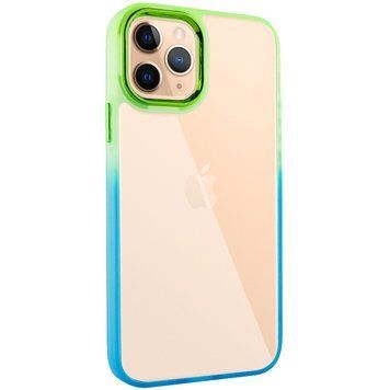 Чохол TPU+PC Fresh sip series для Apple iPhone 11 Pro Max (6.5") Бірюзовий / Лимонний 777-06694 фото