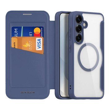 Чохол-книжка Dux Ducis Skin X Pro with MagSafe для Samsung Galaxy S25+ 5G (S936) Blue 757-00528 фото