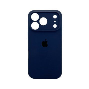 Силиконовый чехол с закрытой камерой для iPhone 17 Pro Max Mid Black 666-04346 фото