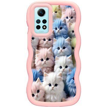 Чохол TPU Cloudy Pictures для Xiaomi Redmi Note 12 Pro 4G Kittens 555-01228 фото