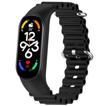 Ремінець Ocean Band для Xiaomi Mi Band 3/4/5/6/7 Black 212-01324 фото