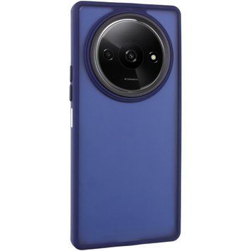 Чохол TPU+PC Lyon Frosted для Xiaomi Redmi A3 Navy Blue ILSO-00000071056-3 фото