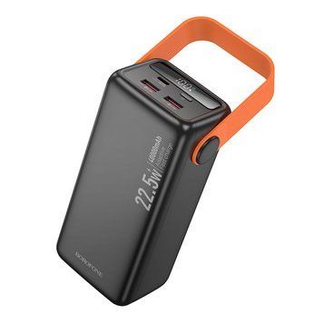 Зовнішній акумулятор Power Bank Borofone BJ66 Magnifico 22.5W+PD20 40000 mAh Black 656-03777 фото