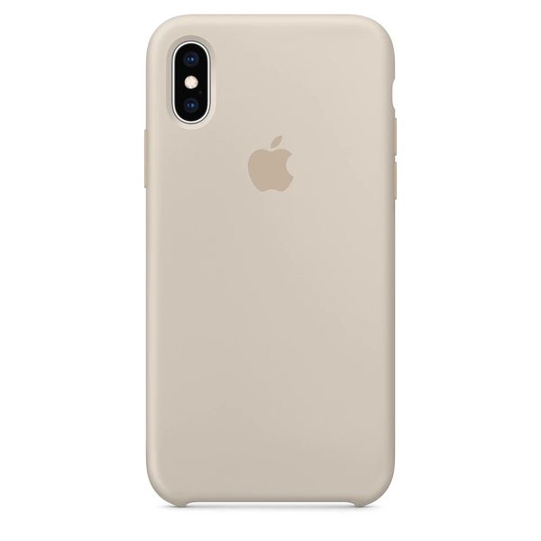 Силиконовый чехол для iPhone X/XS Antique White 208-00100 фото