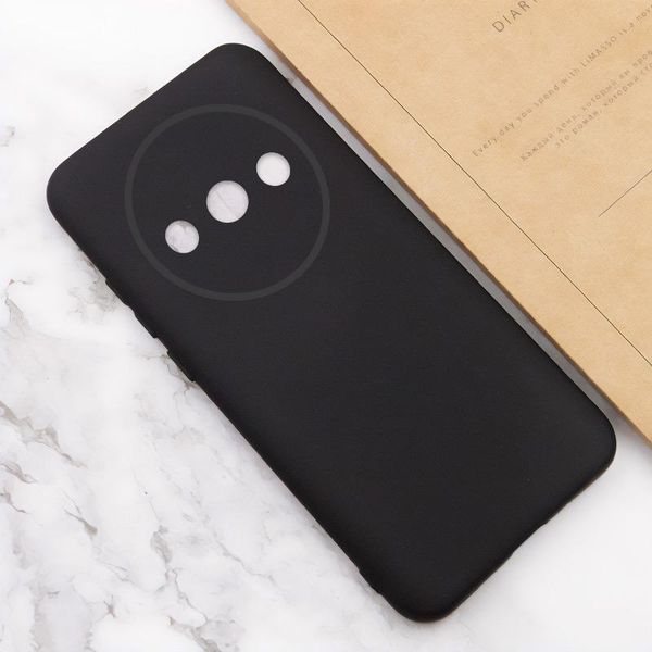 Чохол TPU GETMAN Liquid Silk Full Camera для Xiaomi Redmi A3 Чорний / Black ILSO-00000075781-15 фото