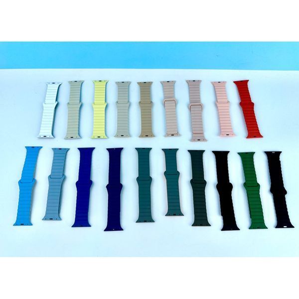 Силиконовый ремешок STR MagStrap Desing No1 для Apple Watch 38/40/41mm Cream 212-02806 фото