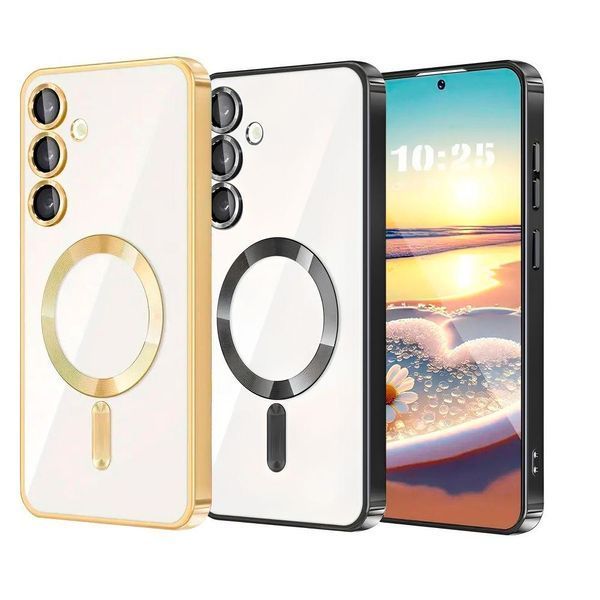 Чохол Wave TPU Metallic with Magsafe для Samsung Galaxy S24 Plus (S926) Rose Gold 555-00206 фото