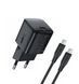 Сетевое зарядное устройство з кабелем ACEFAST A117 PD20W mini GaN fast charger set(P16),black Black 6974316286509 фото 1